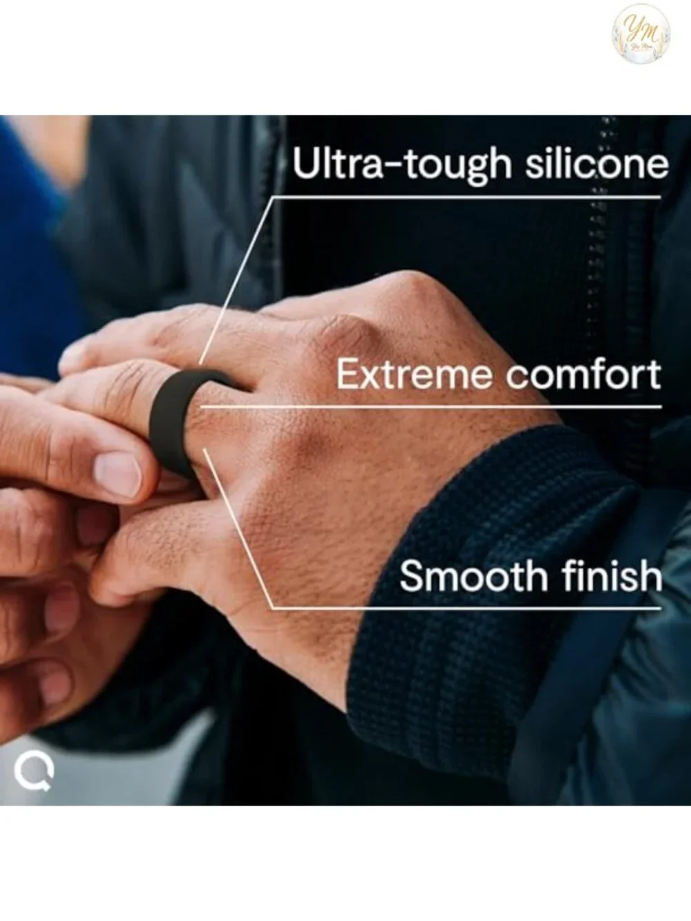 Silicone Wedding Band for Women, Active Lifestyle Ring